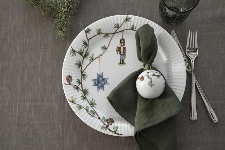Actual product image Kähler Hammershoi Jul Christmas Plate (1 x, 27 cm)