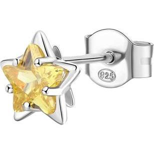 Brosway, Ohrringe, Silber Einzelner Ohrring Star Fancy Energy Gelb Fey84