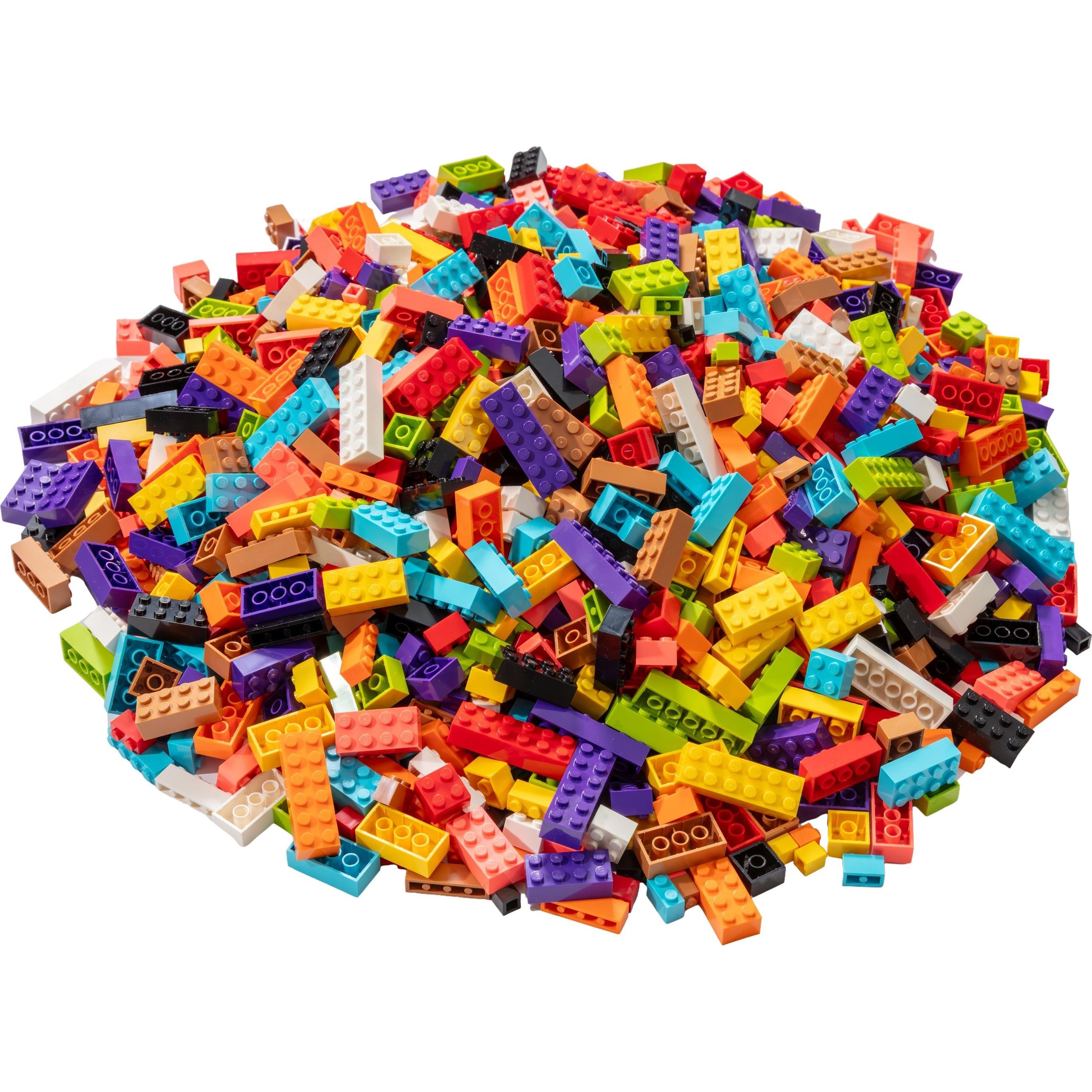 Thumbnail - LEGO Hochsteine Bunt gemischt - 1.600 gr. - ca. 1.000 Stück - Colorful basic bricks mix - NEU (LEGO Zubehör)