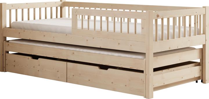 ADRK Furniture Lit d'enfant Orio avec matelas (90 x 200 cm)