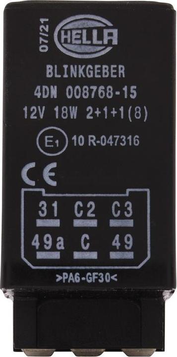 Actual product image Hella 4DN 008 768-151 Blinkgeber