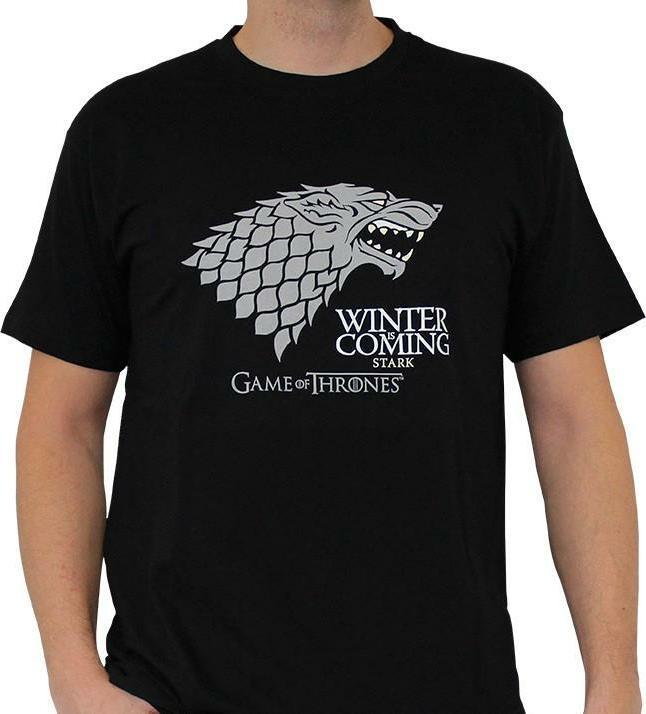 Actual product image ABYstyle GAME OF THRONES - Tshirt Winter is coming man SS black - basic (XL)