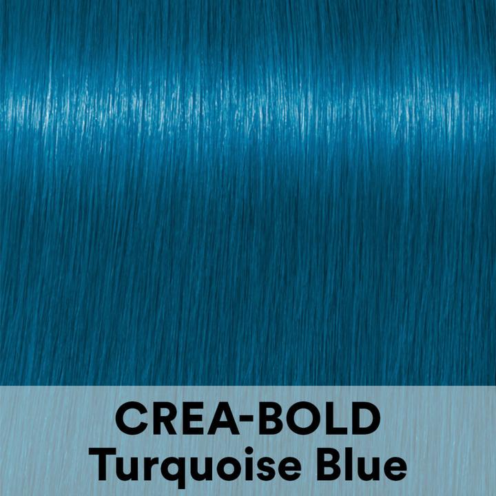 Actual product image Indola Creation Bold Semi-Permanent Turquoise Blue Hair Colour 100ml (Turquoise blue)