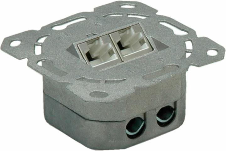 Produktbild Value Kat.6a Dose, 2x STP, Unterputz, senkrecht, weiss