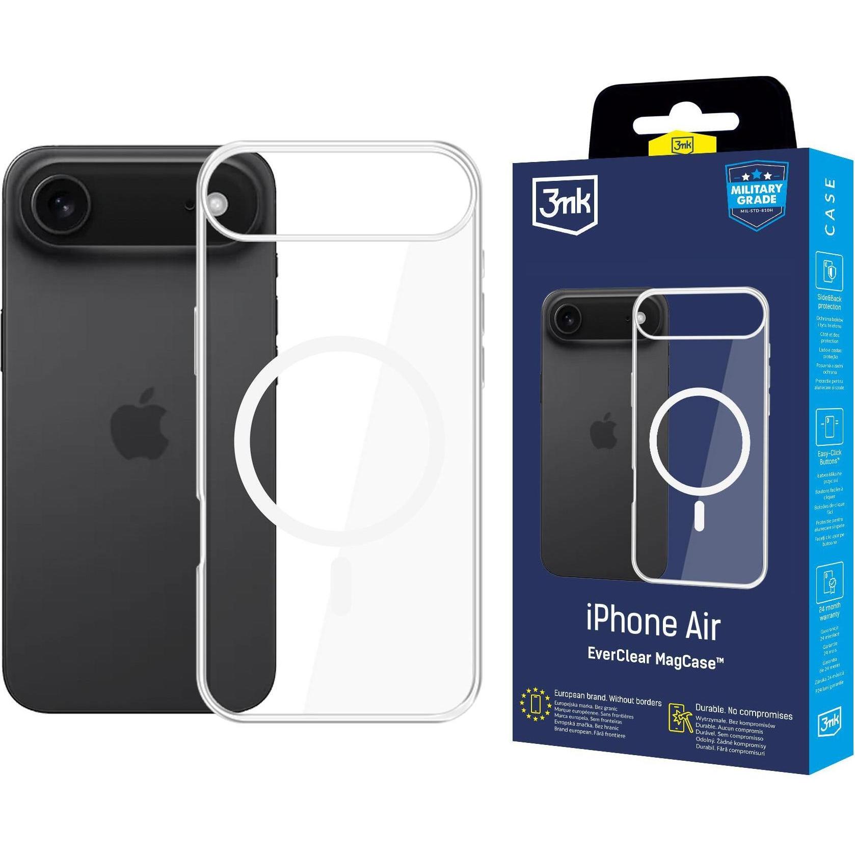 3Mk Trasparente - Everclear Magcase - Iphone 17 Air - Transparent (Apple Iphone 17), Cover Smartphone,