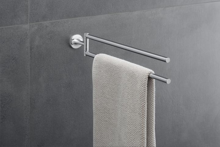 Actual product image Duravit Towel rail STARCK T 2-arm, movable, 465mm chrome