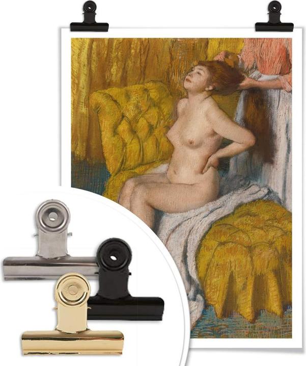 Actual product image Trenddeko A woman gets her hair tied (24 x 30 cm)