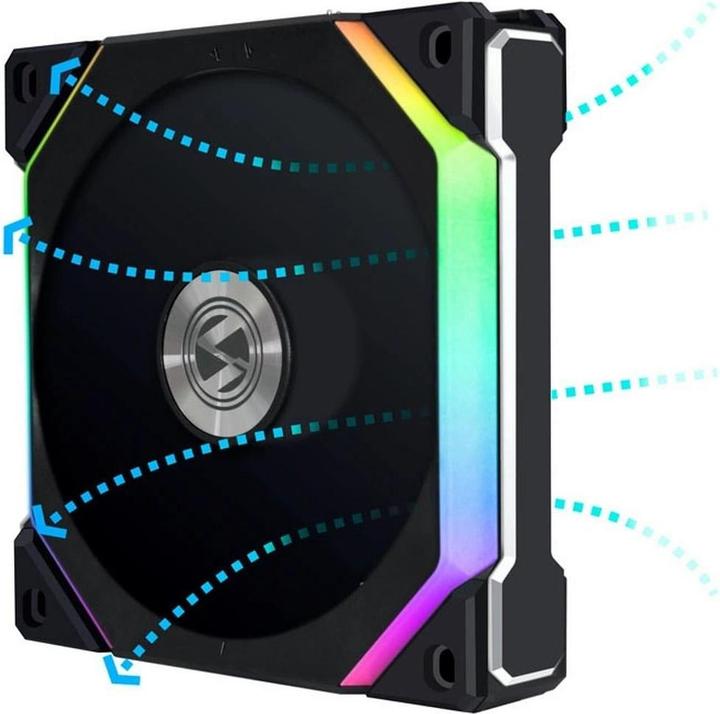 Productafbeelding Lian-Li VENTILATOR 120X120 UNI VENTILATOR ACHTERUIT SL 120 V2 BK (120 mm, 1x)