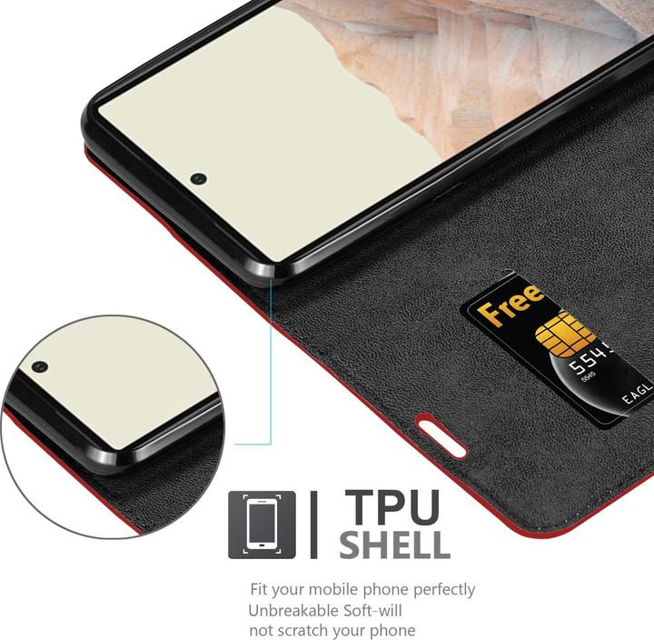 Productafbeelding Cadorabo Boek Invis. Magnetisch deksel (Google Pixel 6a)