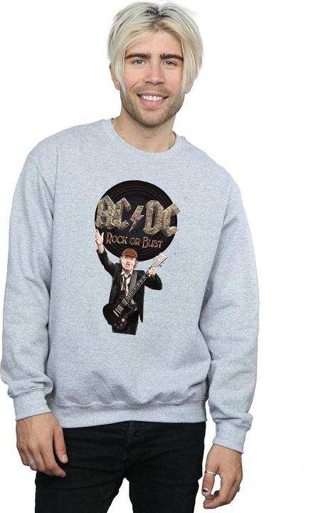 Immagine prodotto AC/DC Felpa in cotone Rock Or Bust Angus Young (M)
