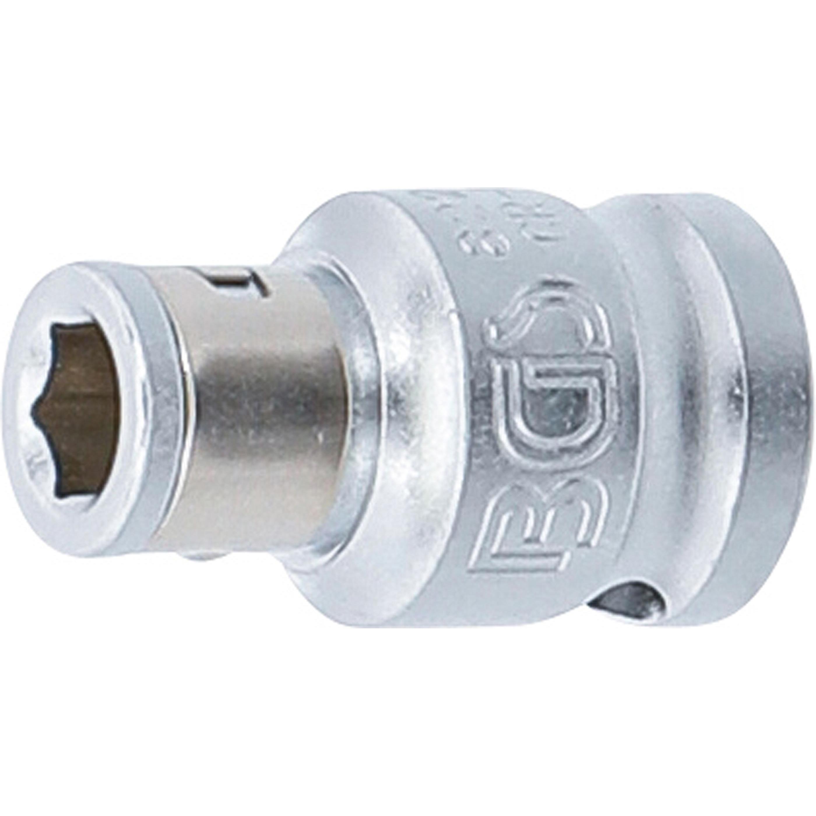 BGS, Bits, Bit-Adapter mit Haltekugel Innenvierkant 10 mm (3/8") Innensechskant 6,3 mm (1/4") (10 mm (3/8"), 12,5 mm (1/...