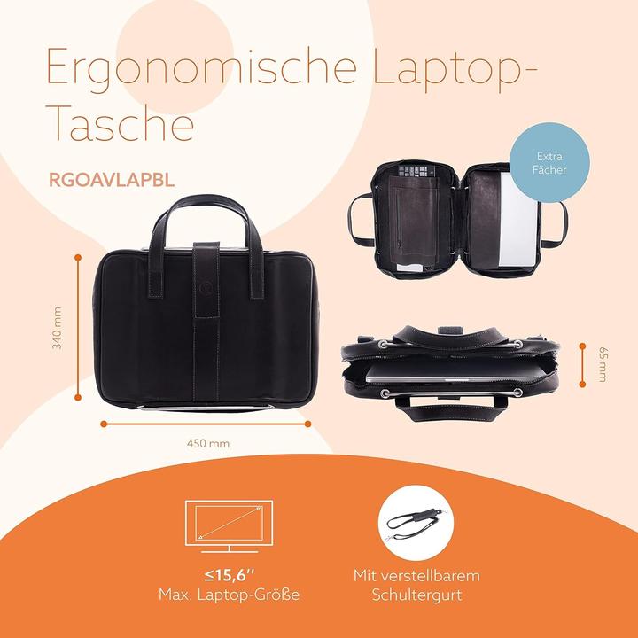 Immagine prodotto R-Go Tools Borsa per notebook Viva nera (15.60", Universale)