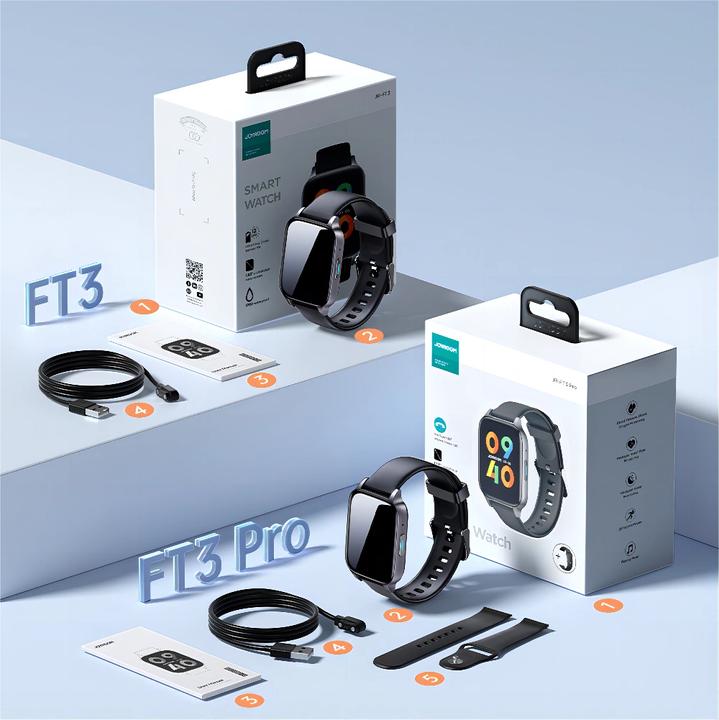 Produktbild Joyroom Fit-Life smartwatch dark gray (JR-FT3) (37 mm)