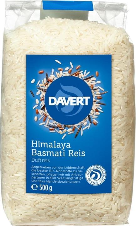 Produktbild Davert Himalaya Basmati Reis Duftreis Weiss Bio (500 g)