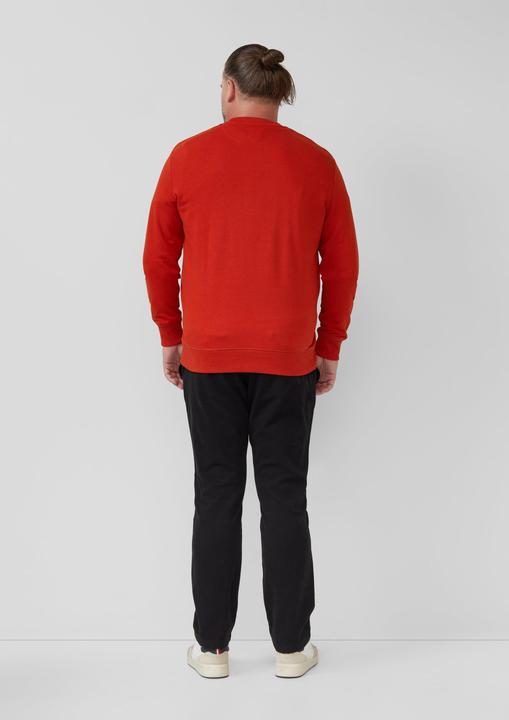 Produktbild s.Oliver Sweatshirt Wärmendes Sweatshirt mit Logo-Artwork (5XL)