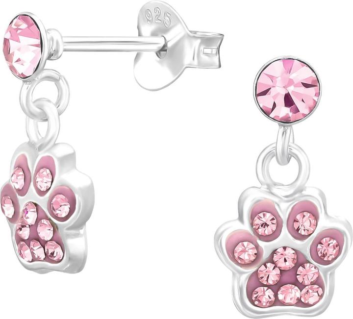 Immagine prodotto Maxte Kinder Silber mit Baumelnder Pfote und Kristall (Argento sterling)