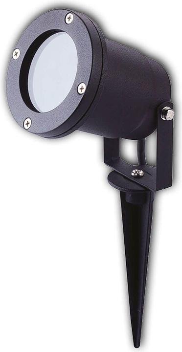 Actual product image Isoled Surface-mounted spotlight GU10, IP65, black incl. ground spike (IP65)
