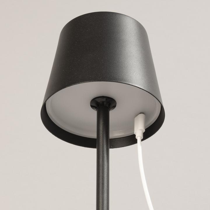 Produktbild FHL easy Roxi - Tischleuchte Sandschwarz - H27.5cm (140 lm)