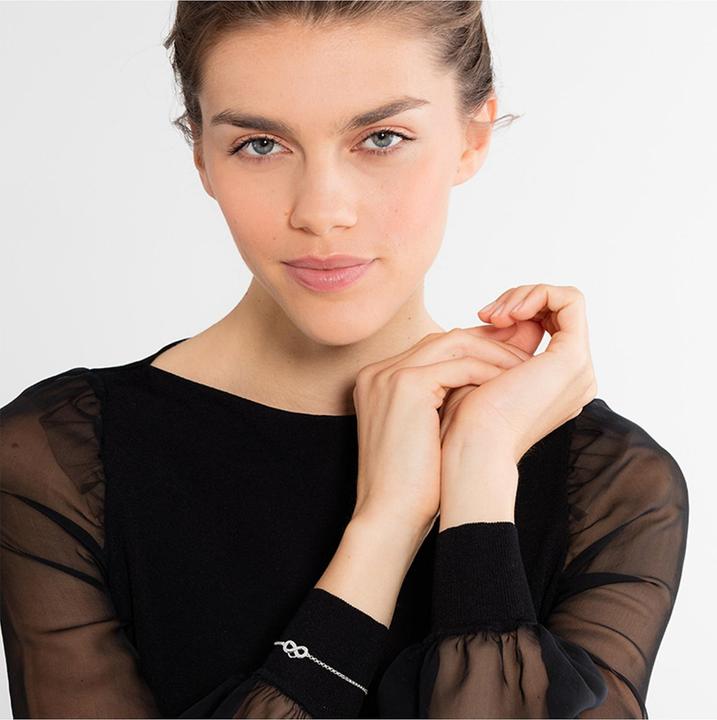 Immagine prodotto Thomas Sabo Bracciale Charm Infinity (19.50 cm, Argento)