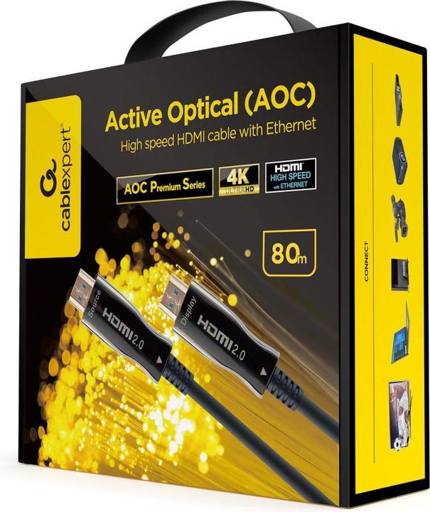 Image du produit Gembird Câble HDMi optique actif 80m (80 m)