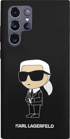 Produktbild Karl Lagerfeld KLHCS24LSNIKBCK S24 Ultra S928 hardcase czarny/black Silicone Ikonik (Samsung Galaxy S24 Ultra)