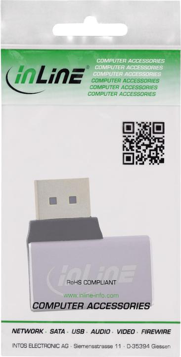 Actual product image InLine DisplayPort 1.4 Adapter (38 cm)