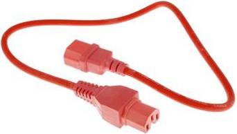 Productafbeelding Netsnoer C14 - C15 rood 0,6 m (0.60 m)