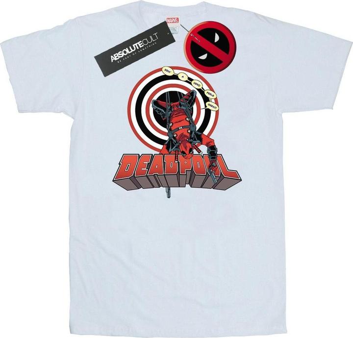 Actual product image Mens Deadpool Upside Down T-Shirt (S)