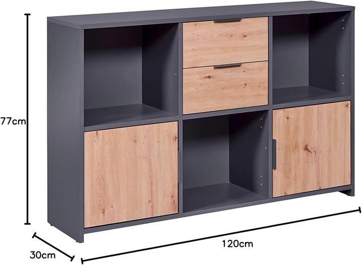 Produktbild Inter Link Pepeto 2T2S (120 x 30 x 77 cm)
