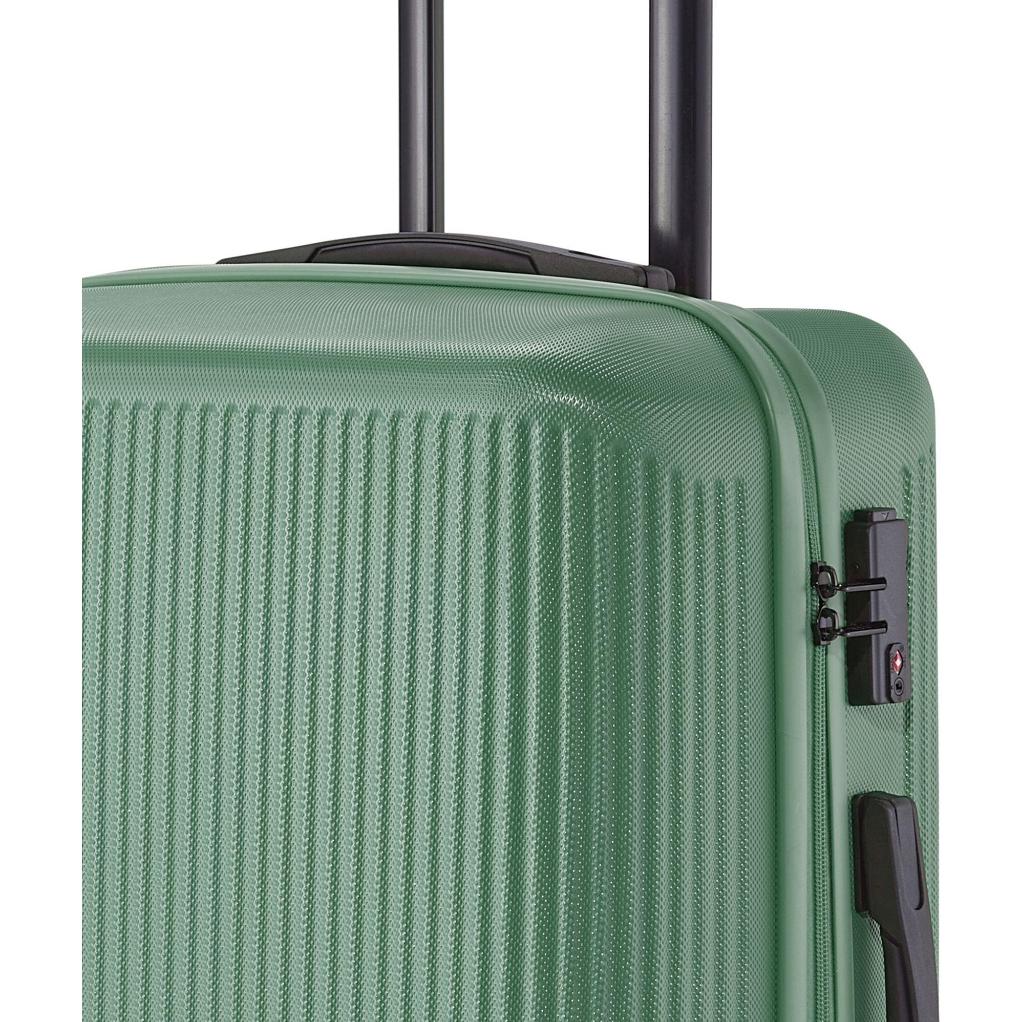 Thumbnail - Travelite, Koffer, Bali 4 Rollen Kofferset 3-teilig, Grün, (195 l, XL (ab 115l))
