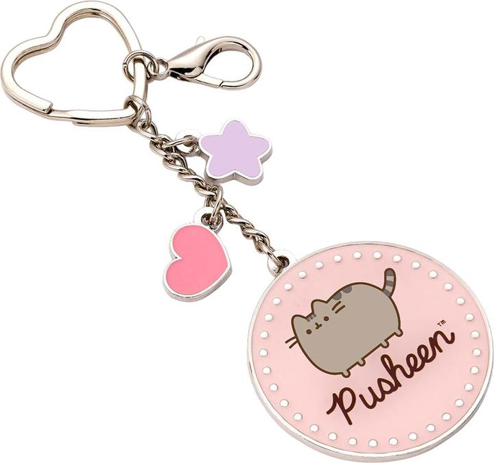 Actual product image Pusheen Pizza Keyring