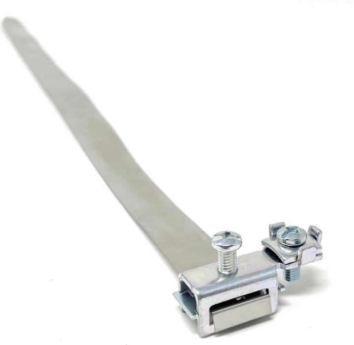 Produktbild Elbro Erdungsrohrschelle Edelstahl L=136mm 1/8...3/8" Ø8...17.5mm 2.5...16mm²