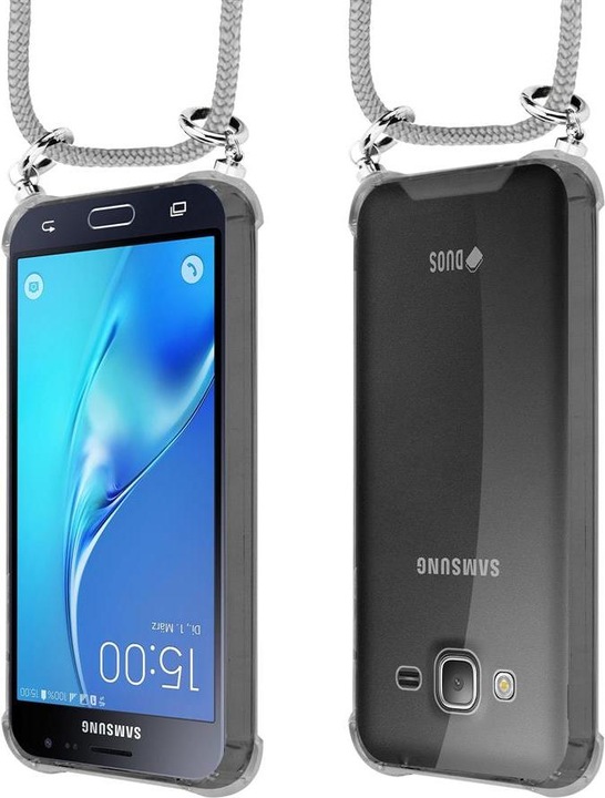 Produktbild Cadorabo TPU Handy Kette SILBER Cover