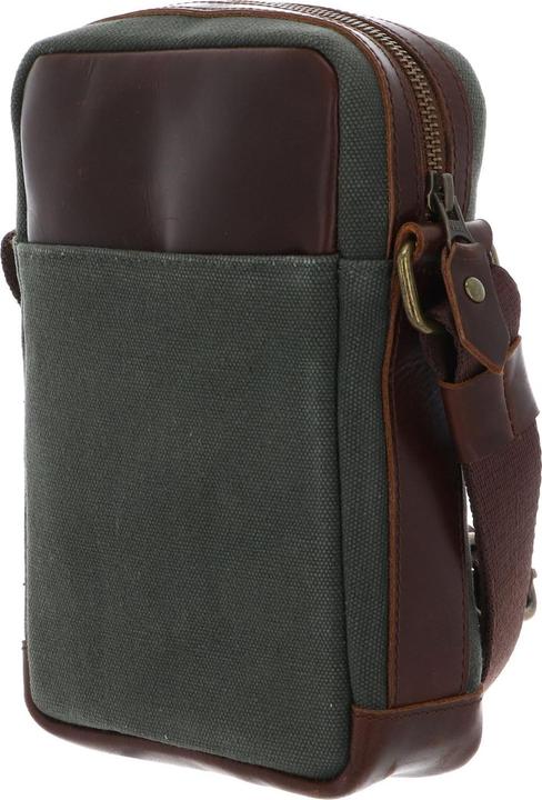 Immagine prodotto Buckle & Seam Canvas Crossbody Bag Runner Grün/Blau