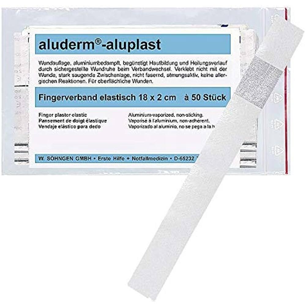 Thumbnail - Söhngen, Pflaster, aluderm aluplast Fingerverband elastisch 18x2cm, 50 Stk., einzeln (50 x)