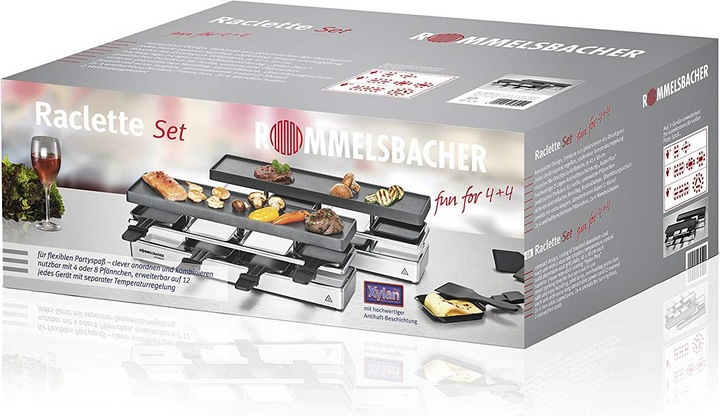 Actual product image Rommelsbacher Raclette Grill RC 1600