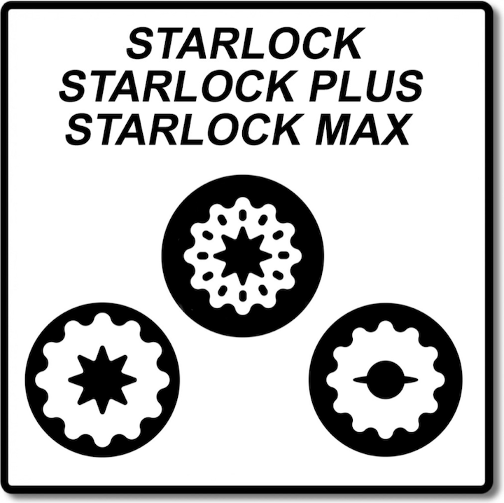 Produktbild Fein Tauchsägeblatt E-Cut Combo Starlock Wood, 3-teilig