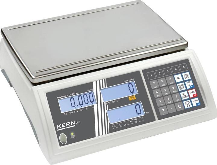 Produktbild Kern CFS 50K-3+C Zählwaage kalibriert DAkkS-akkreditiertes Labor Wägebereich max. 50