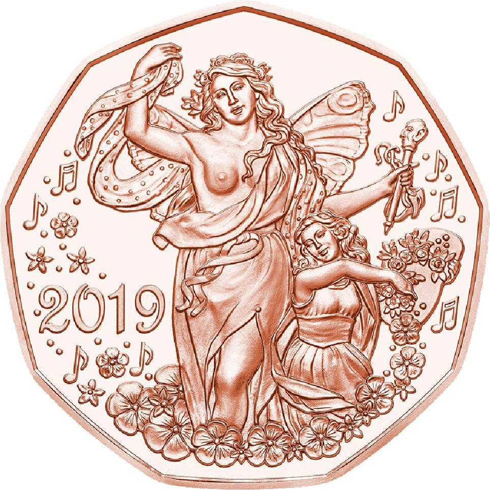 Münze Österreich, Münzen, Lebensfreude, (2019)