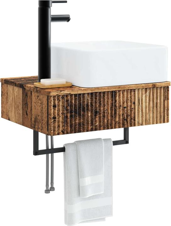 Actual product image vidaXL Wandmontiertes Waschbecken (390 mm, 410 mm)