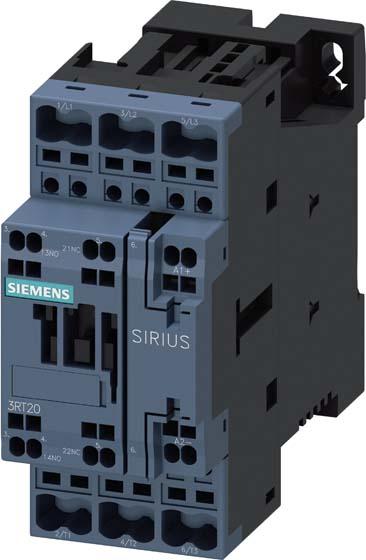Image du produit Siemens Contacteur pour chemin de fer, AC-3e, 15kW/400V, 1S+1Ö, DC72V, 0.7-1.25*Us, 3 pôles, S0