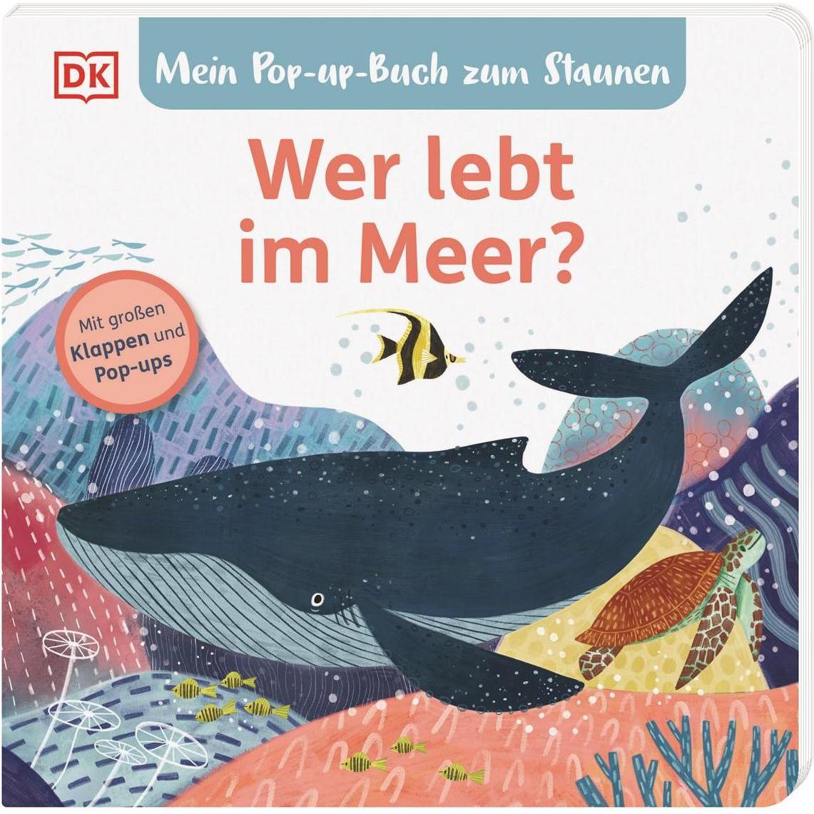 Mein Pop-up-Buch zum Staunen. Wer lebt im Meer?, Kinderbücher von Sandra Grimm, DK Verlag - Kids, Maike Biederstädt, Jea...