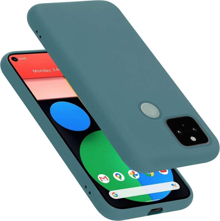 Cadorabo Custodia per Google PIXEL 5 TPU Liquid Silicone Case (Google Pixel 5)