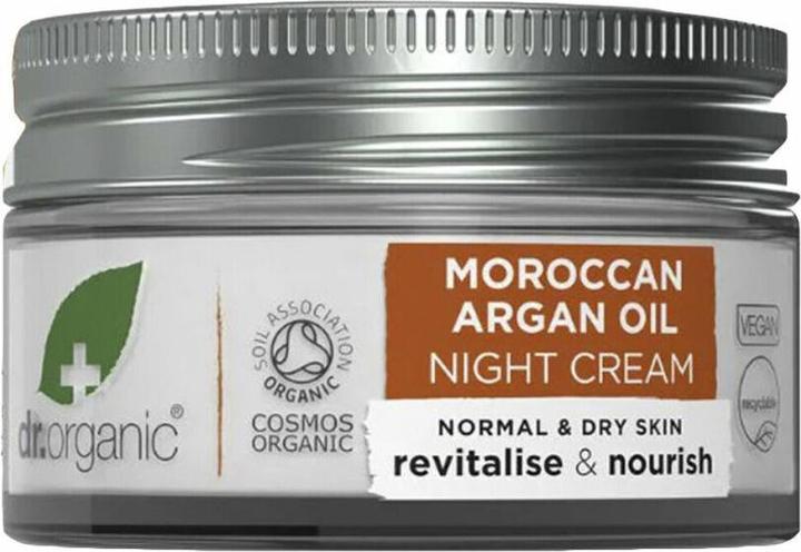Immagine prodotto Dr. Organic Crema notte all'olio di argan marocchino 50ml (50 ml, Crema notte)