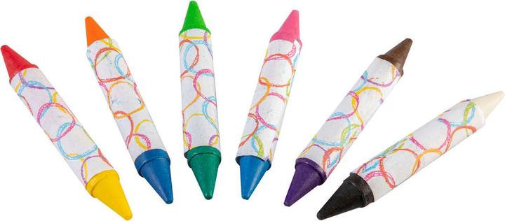 Image du produit Grafix Crayons de cire à double pointe, 6 pièces (6x)