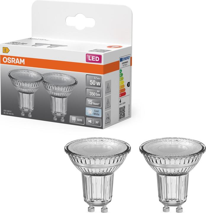 Image du produit Osram Sources lumineuses LED (GU10, 350 lm, 2x)
