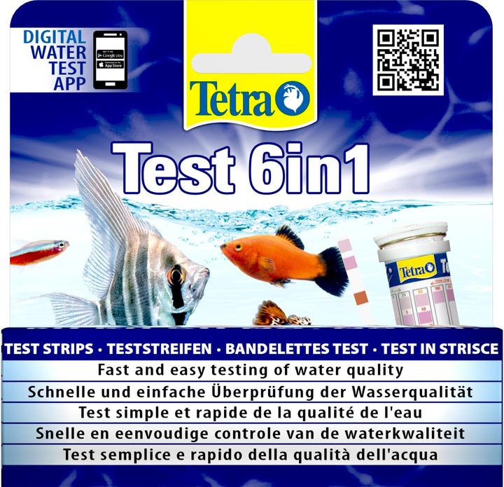 Immagine prodotto Tetra Striscia di test 6 in 1 (Cura dell'acqua dell'acquario)