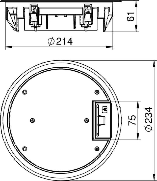 Actual product image OBO Bettermann OBO GESR4U9011 Device insert R4