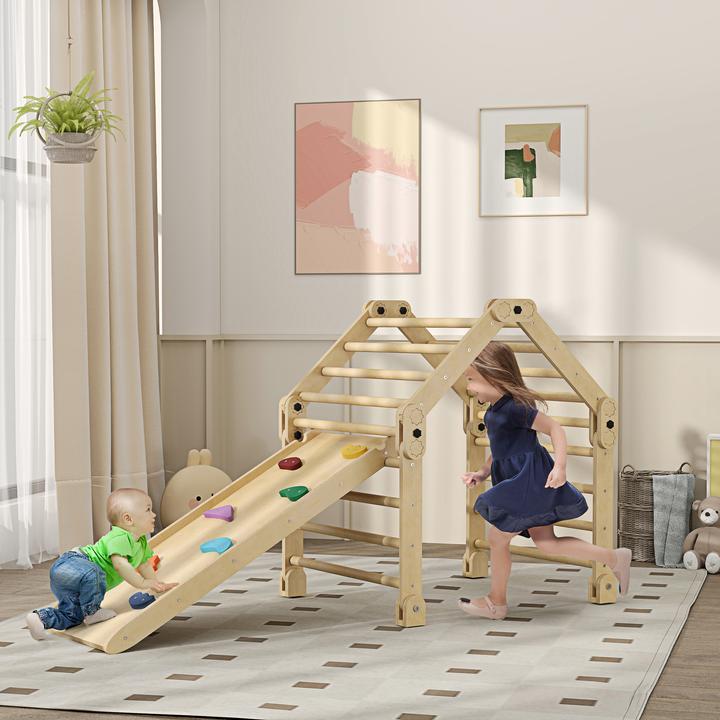 Produktbild Aiyaplay Klettergerüst Kiefernholz, Mehrschichtenplatte Mehrfarbig