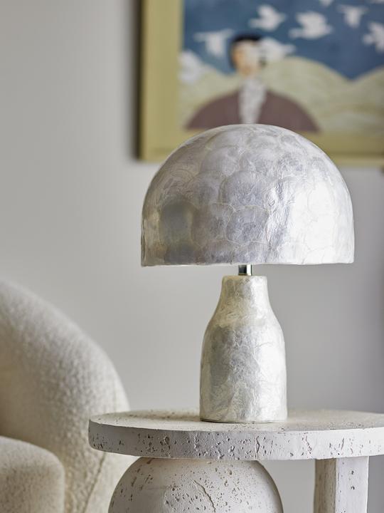 Immagine prodotto Bloomingville - Adria Tischlampe - Natur - Mother of pearl (E27)